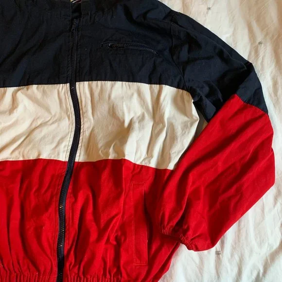 Brandy Melville Striped Bomber Jacket - Picture 5 of 6